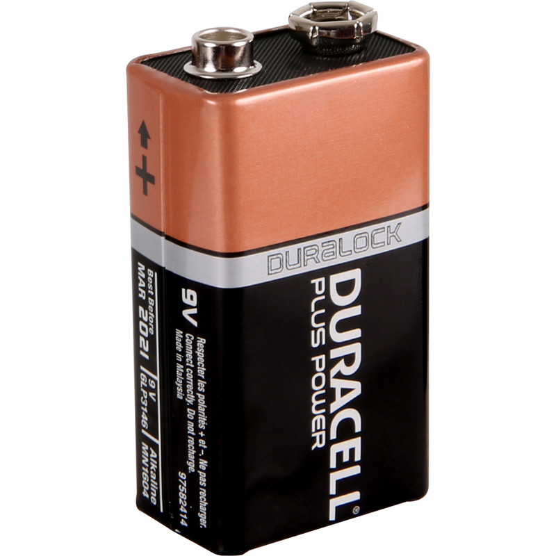 straf stil metriek Duracell Alkaline 9V Battery PP3 - Coast & Middle East Electrical Devices