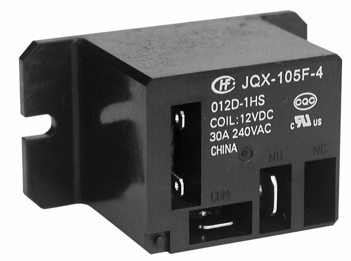 10PCS JQX-105F-4-012D-1HS HF105F-4-012D-1HS 12VDC 30A ORIGINAL Relay 